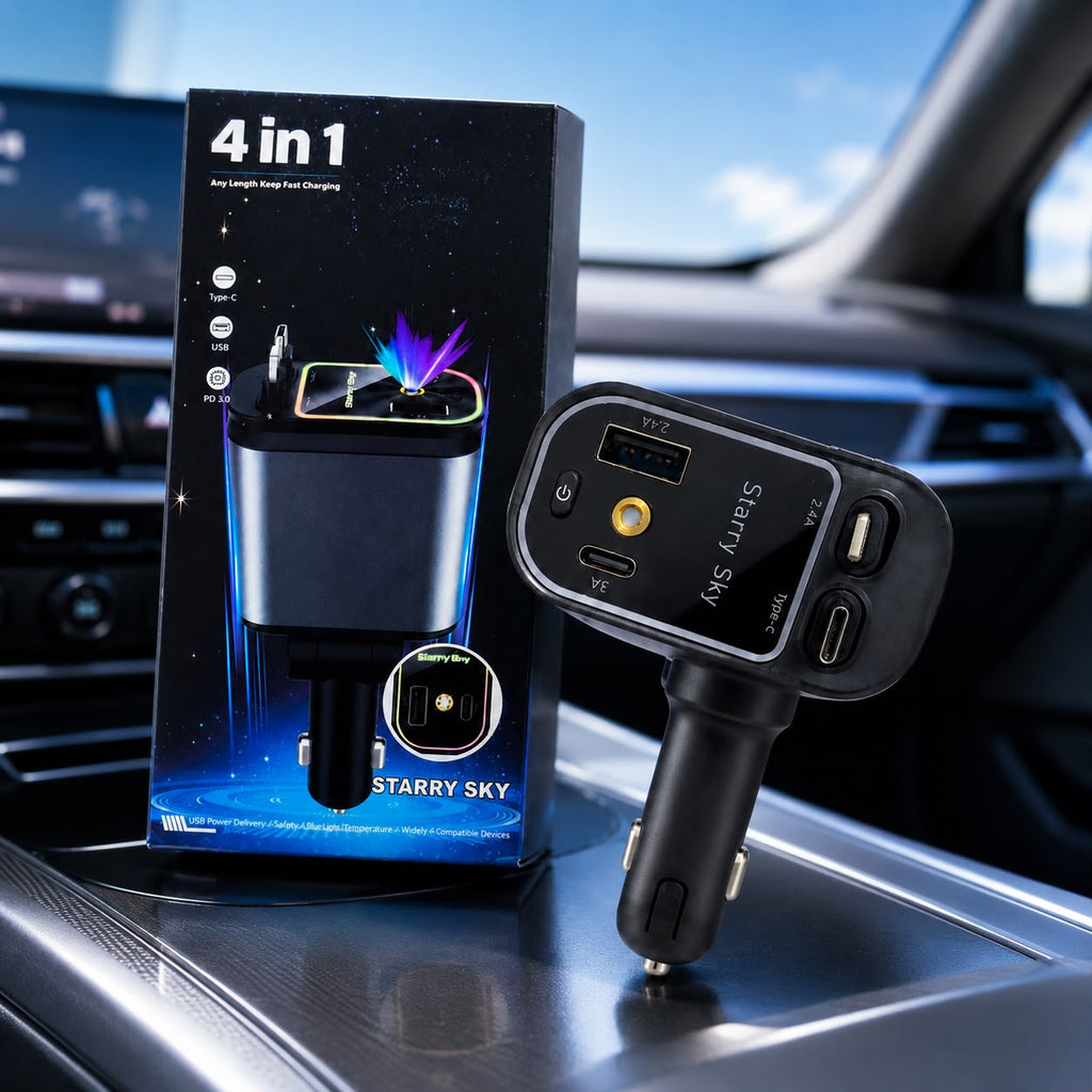 CARGADOR 4 EN 1 LASER